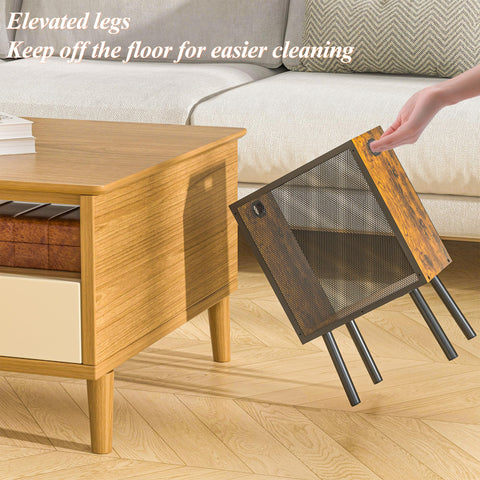 Yuyetuyo rectangular design fits small spaces like desks, bedrooms, and bathrooms.