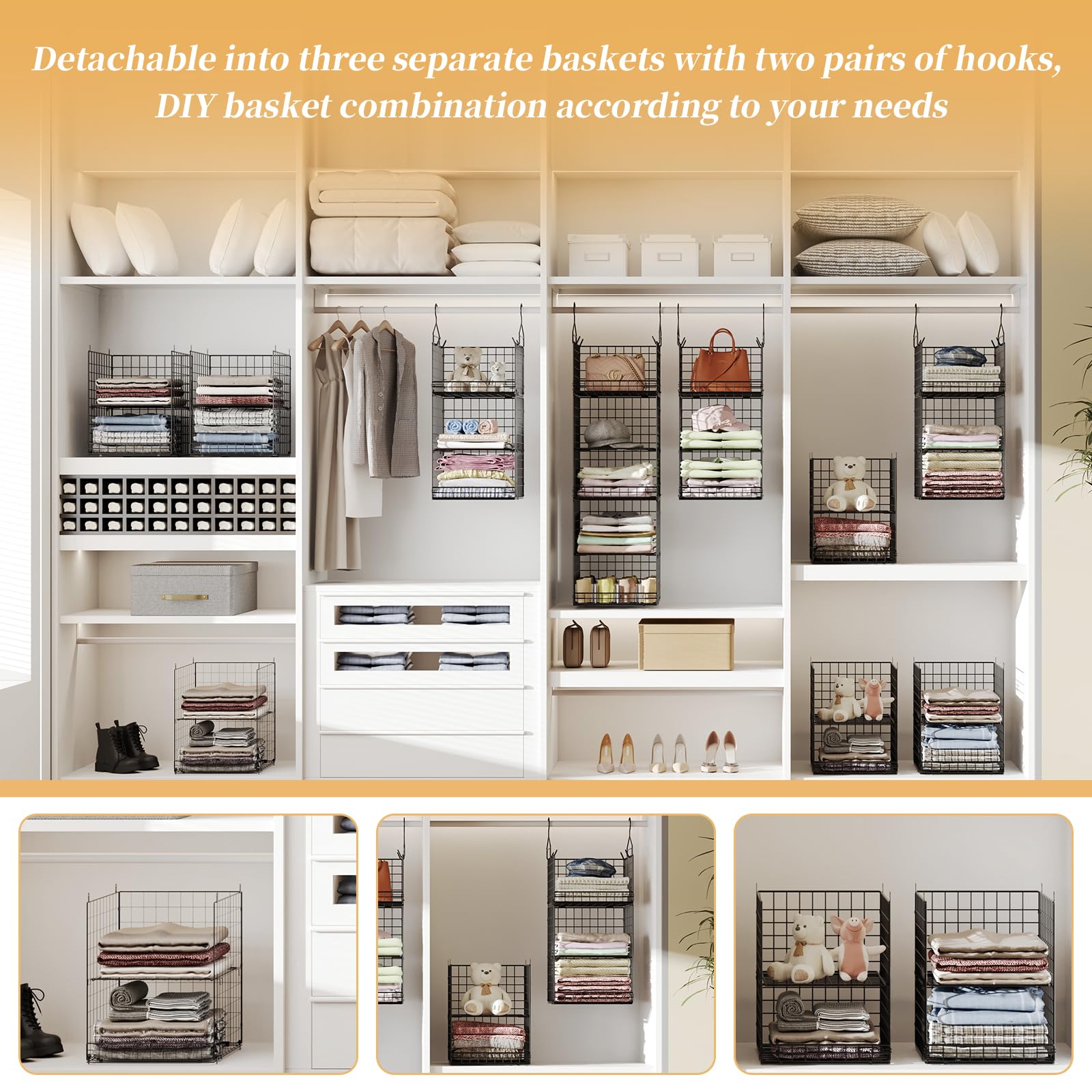 Yuyetuyo six drawer dividers sized 12.6 inches by 2.76 inches.
