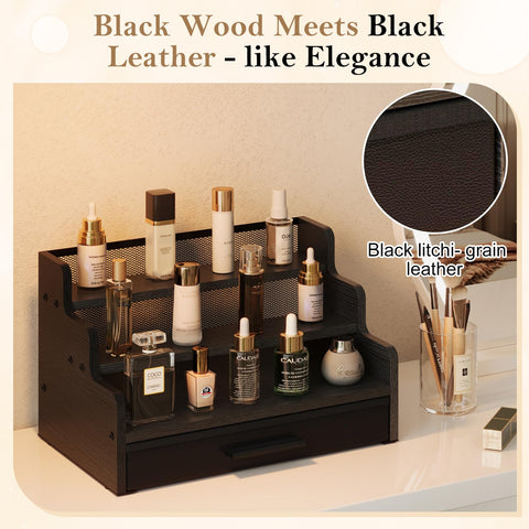 Yuzehuaza 7cm shelf height fits standard 50ml perfume bottles securely.