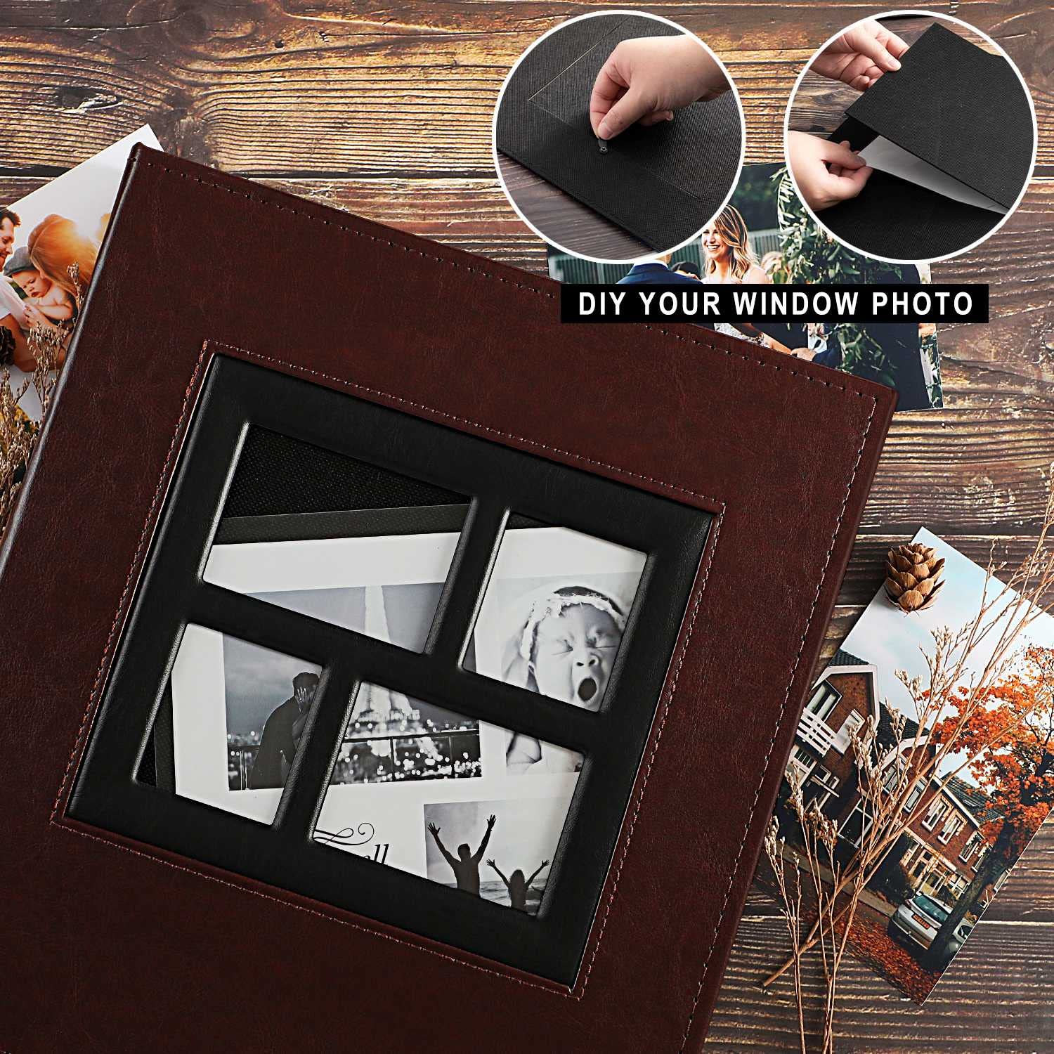 Ywlake album dimensions 13.2 by 13 inches for 4x6 prints.