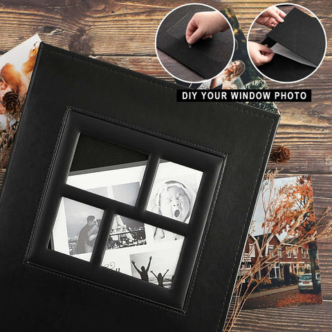Ywlake album dimensions 13.2 by 13 inches for a roomy, balanced layout.