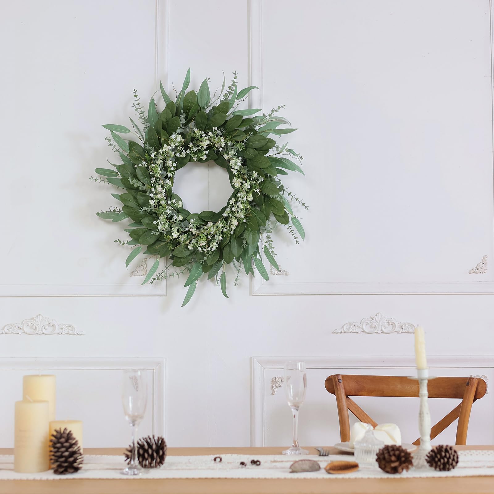 YXZZWL Baby’s breath silk flowers enhance decorative charm.