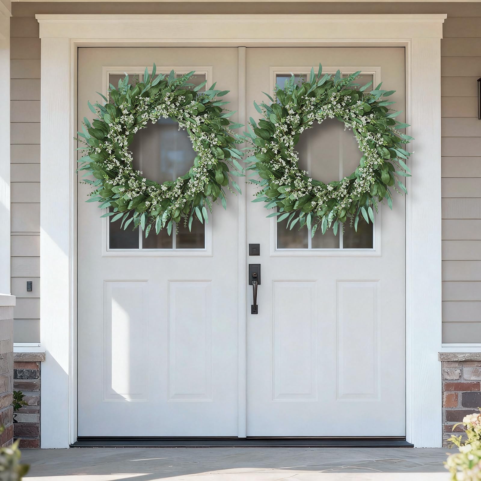 YXZZWL birthday party decor wreath lush greenery for celebratory entrances