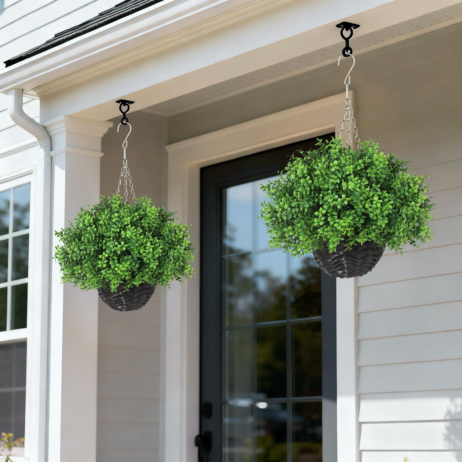 YXZZWL ready-to-hang display with lush greenery that stays vibrant year-round.