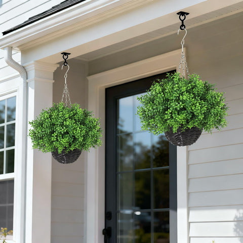 YXZZWL ready-to-hang display with lush greenery that stays vibrant year-round.