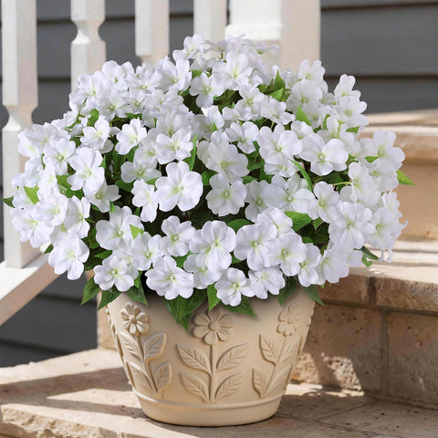 YXZZWL adjustable stems enable quick DIY impatiens arrangements.