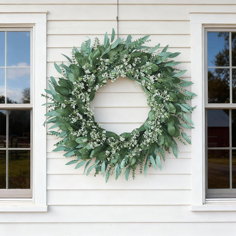 YXZZWL living room decor wreath delivers rich texture and seasonal charm