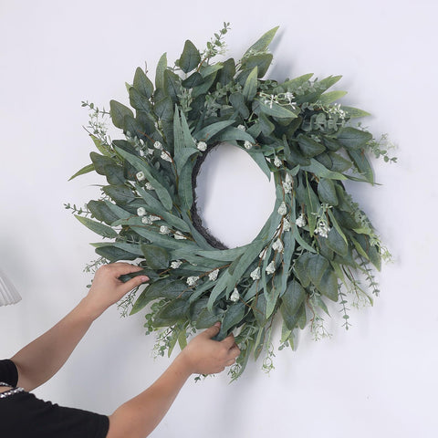 YXZZWL versatile wreath decor for porch, window, and mantel displays.