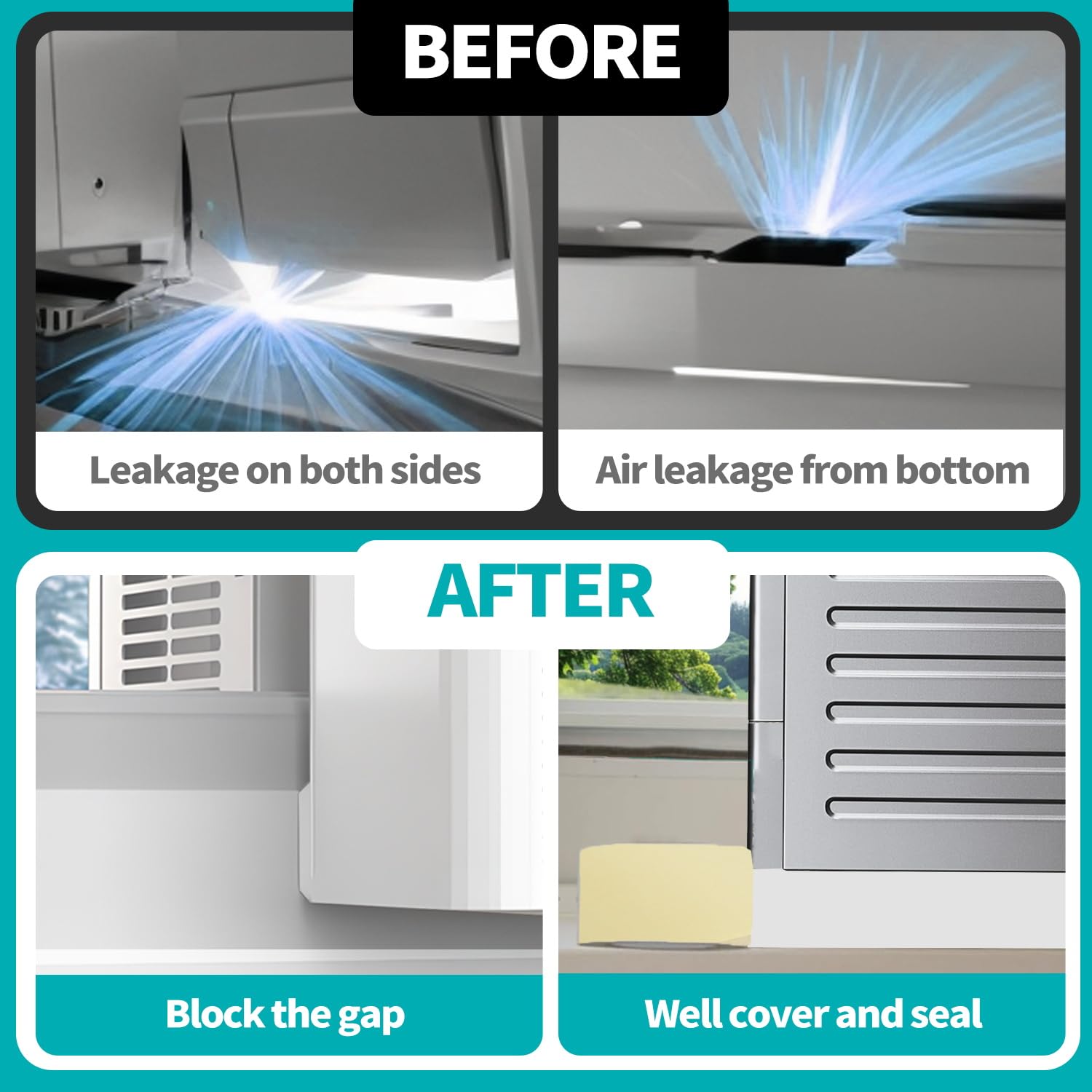 YYGCL EVA foam insulation blocks drafts and reduces energy loss in windows.