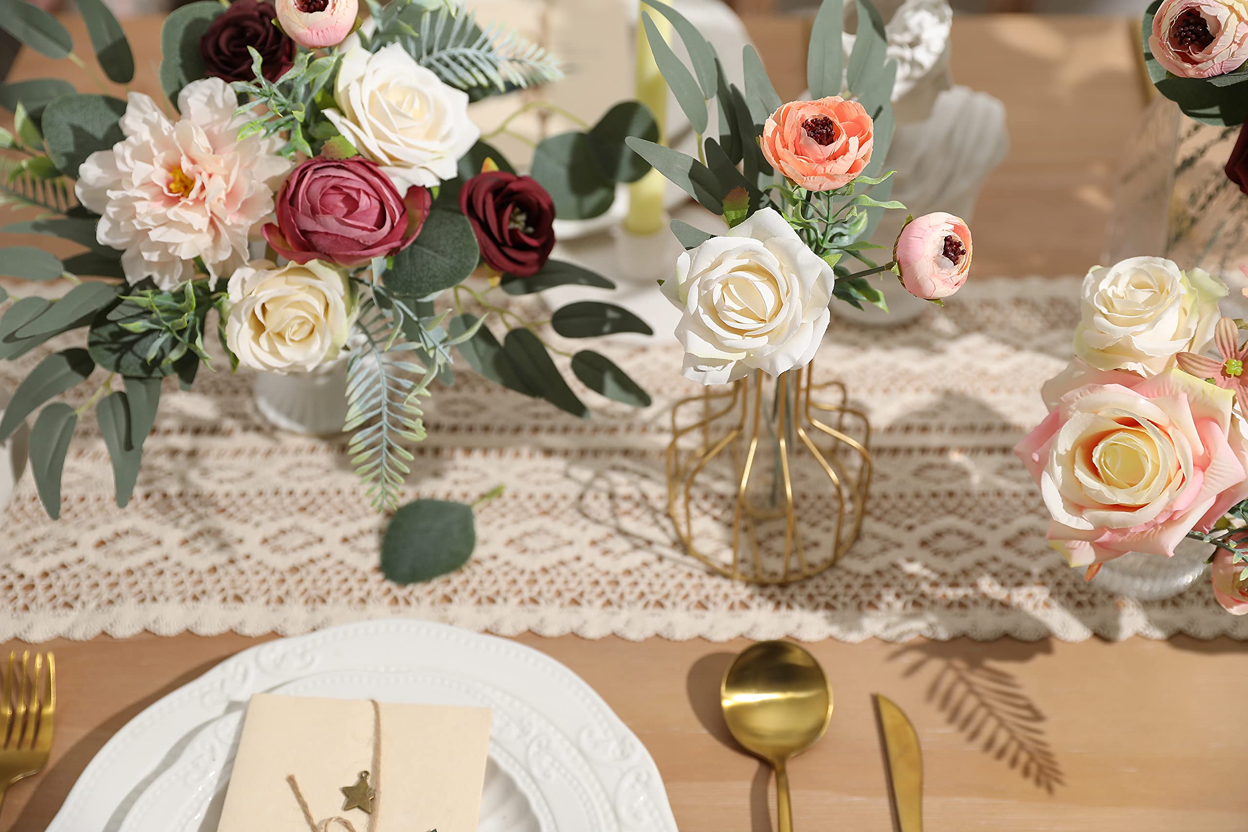YYHUAWU handmade silk flowers offer durable decorative options