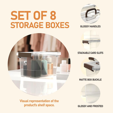 YYXB multi-purpose storage bins ideal for toys, crafts, and bathroom items