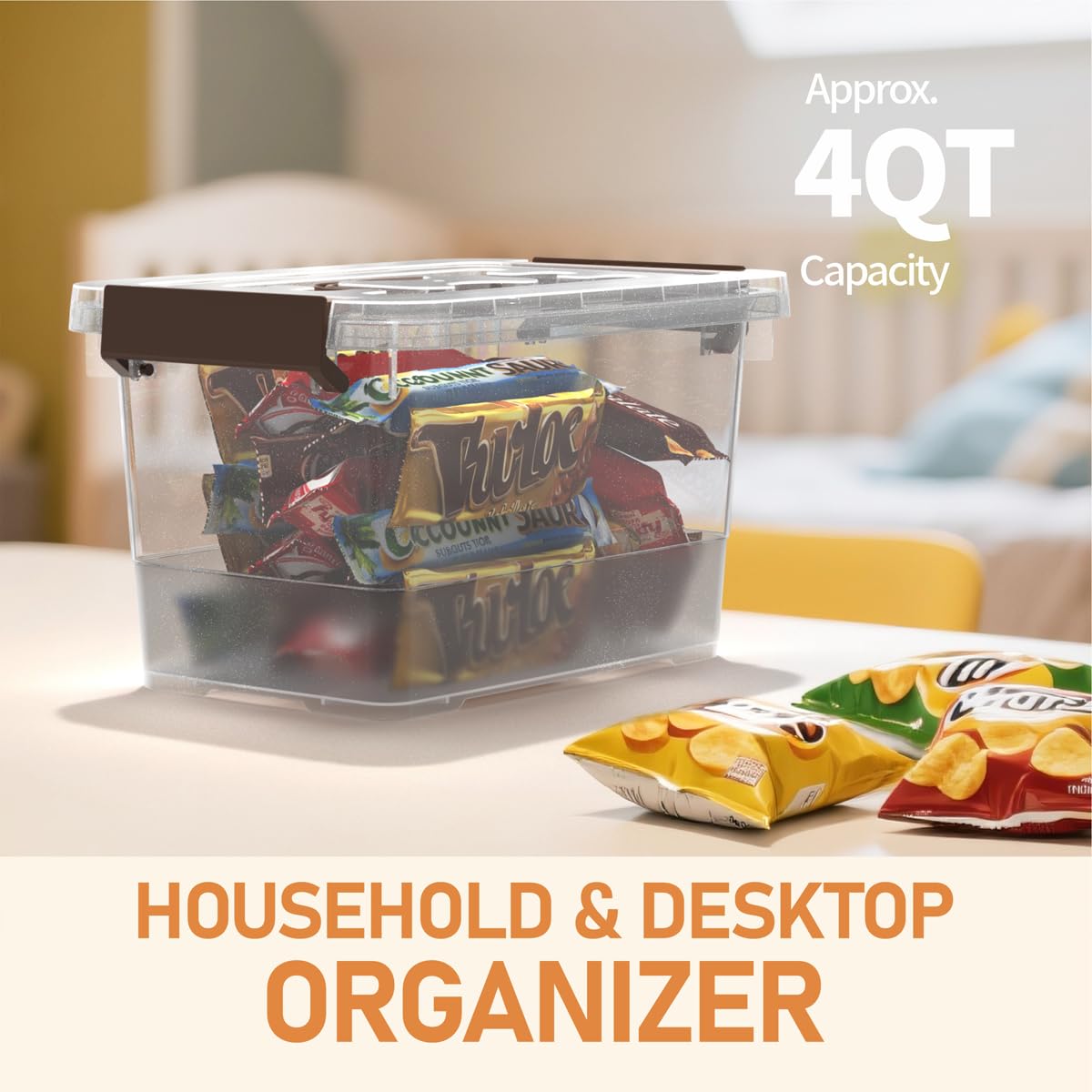 YYXB stackable design saves space while keeping items accessible and tidy