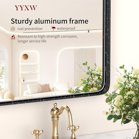 YYXW frosted metal frame close-up showing warm matte texture