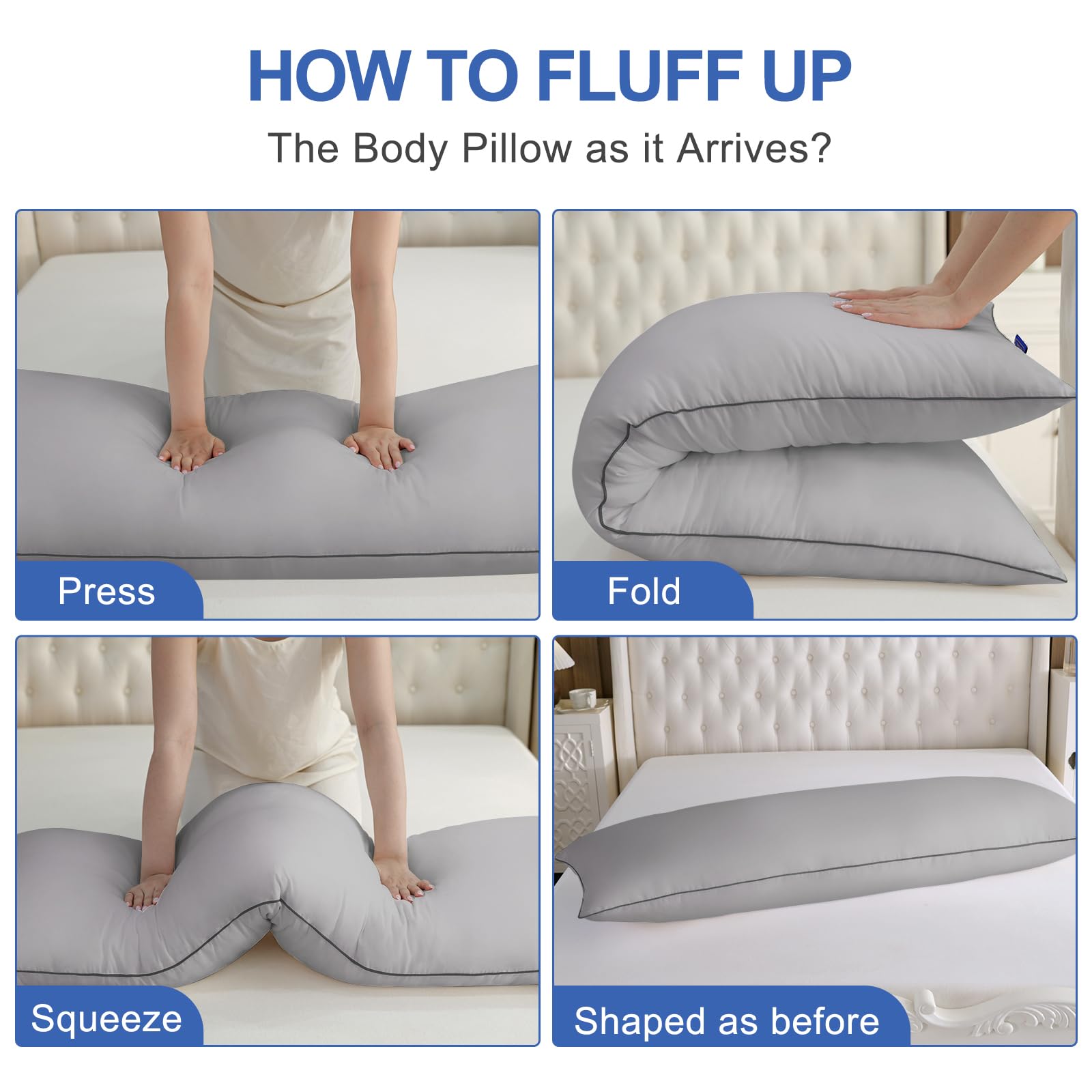 YZ HOME adjustable firmness pillow insert lets you customize softness