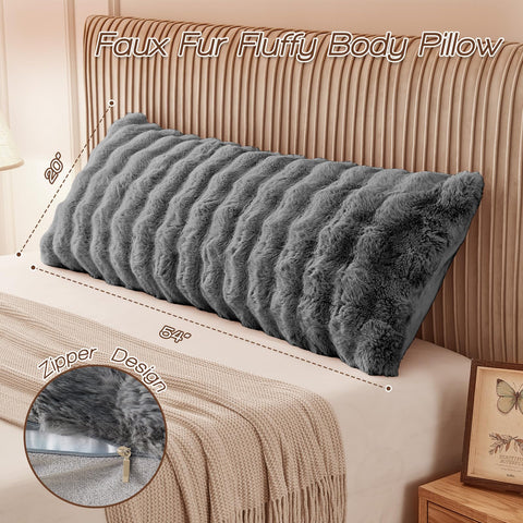 YZ HOME dual-surface plush fabric design offers warm faux fur and smooth velvet for seasonal use.