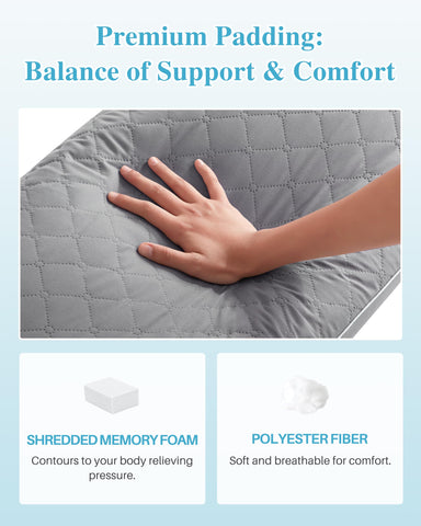 YZ HOME long body pillow zipper pocket design enables easy filling adjustments.