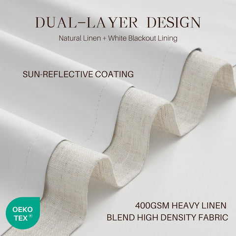 YZ HOME memory pleats detail demonstrating durable tailored look