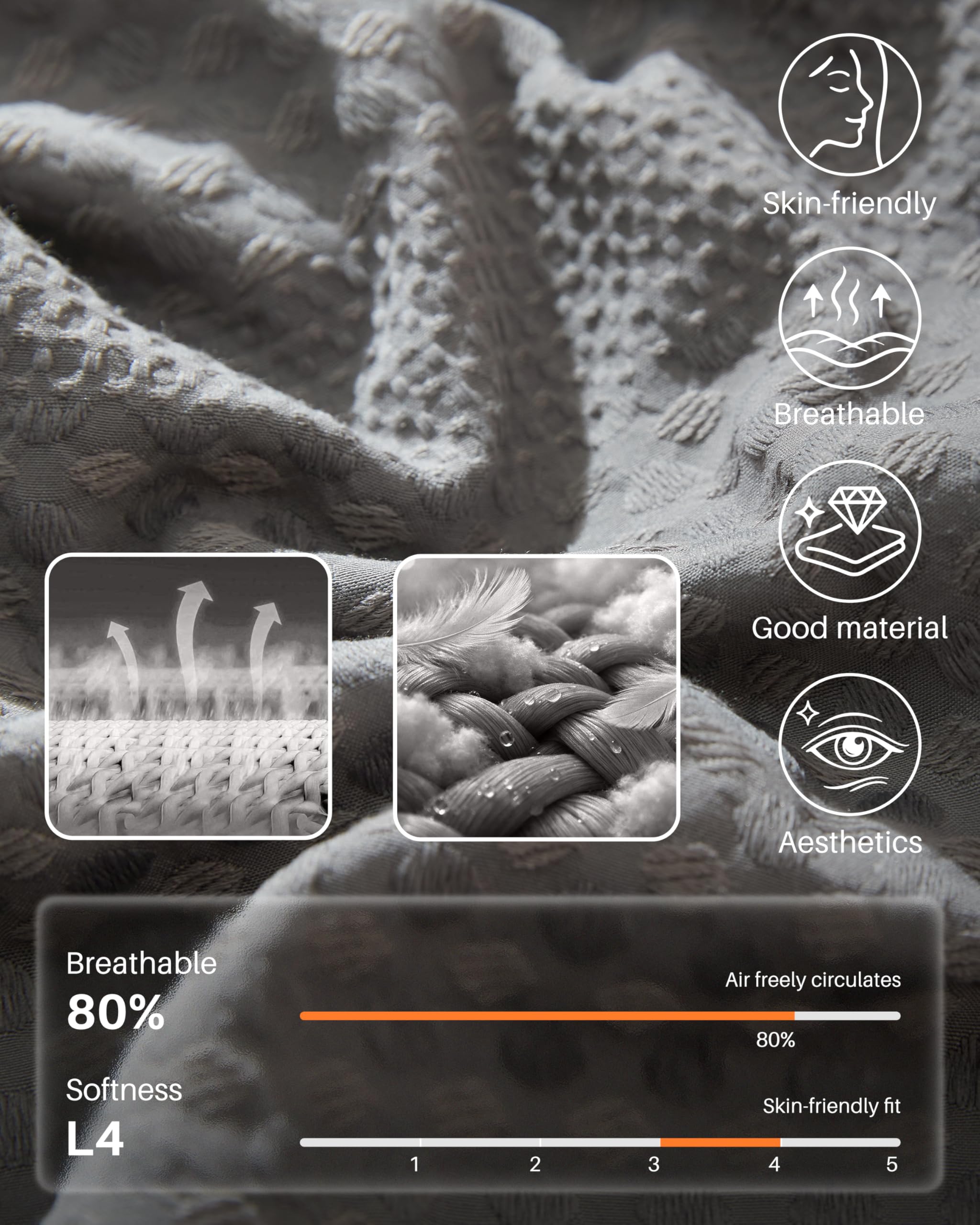 YZ HOME shredded memory foam filling provides plush support