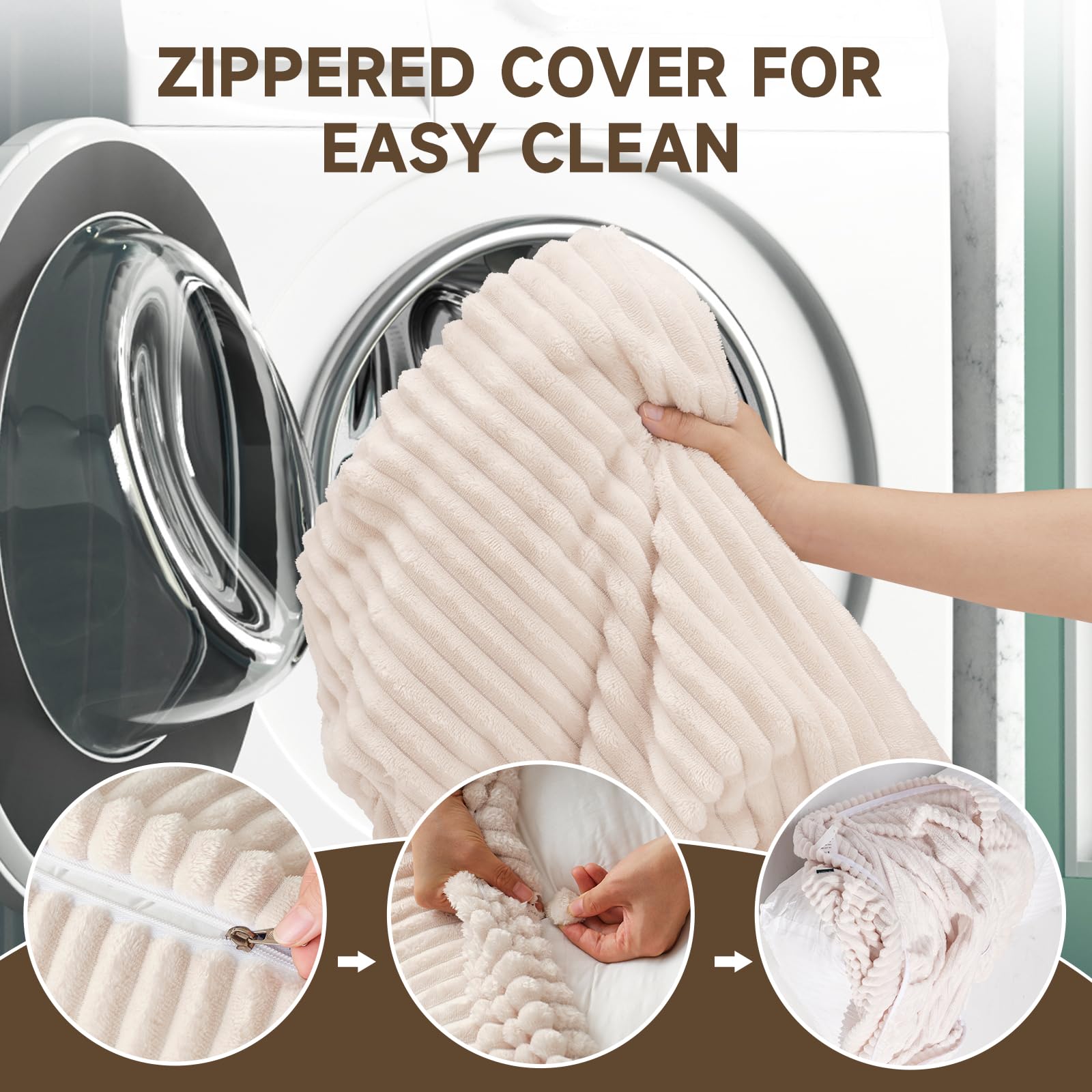 Z-hom Vacuum-sealed expansion ships compactly and expands to full size.