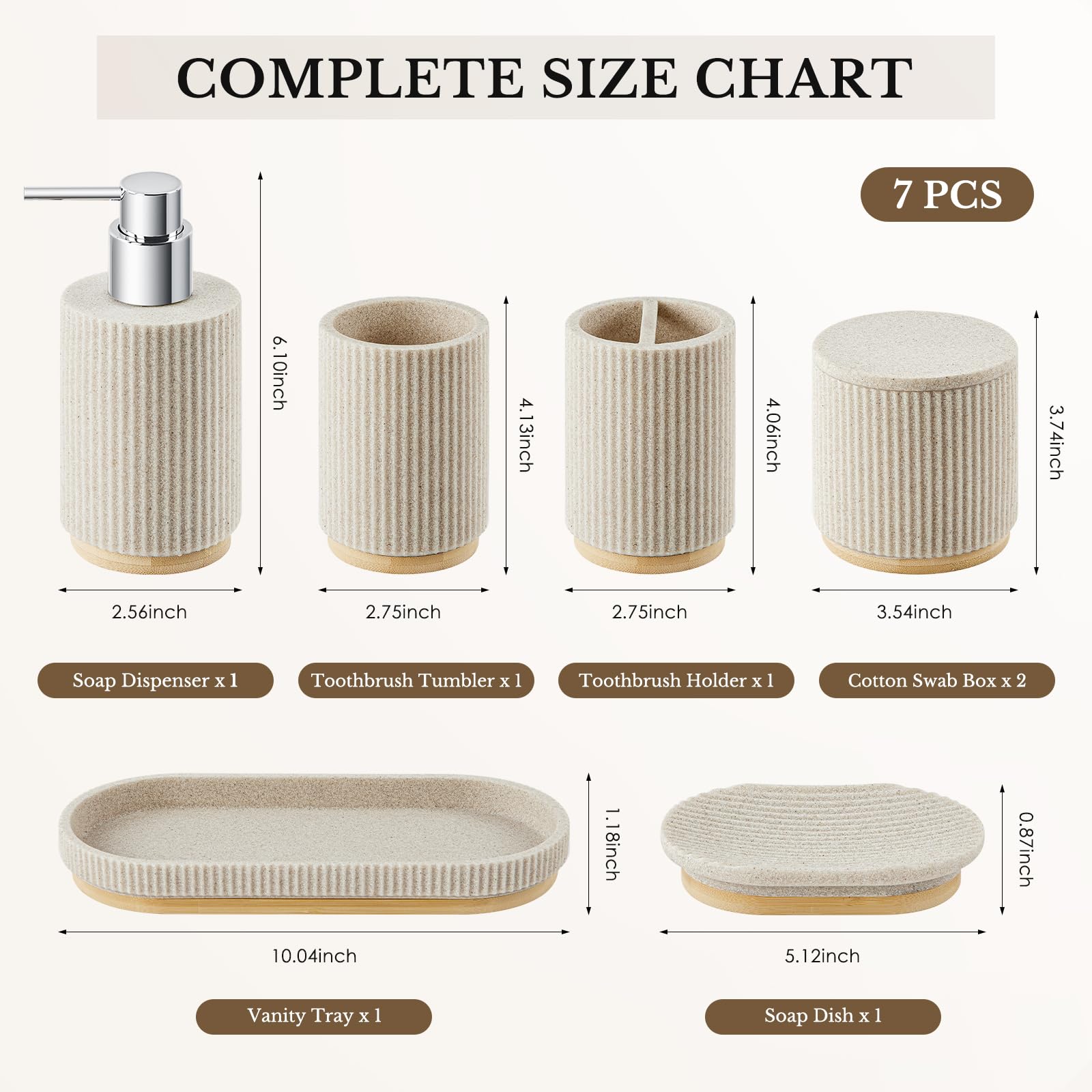 Z ZONAMA Q-tip holder keeps cotton swabs neatly arranged and accessible.