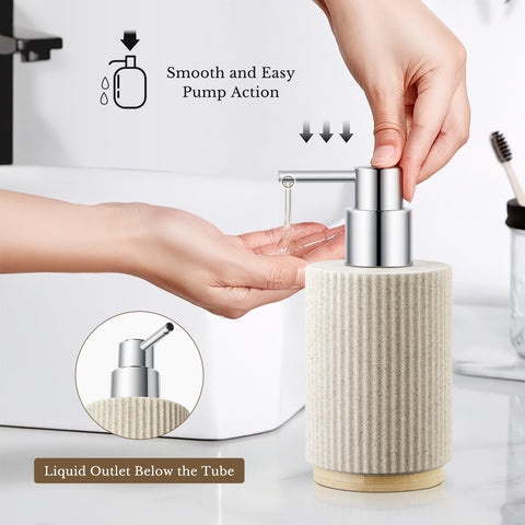 Z ZONAMA soap dish secures soap on the counter and reduces slips.