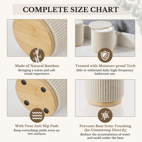 Z ZONAMA tumbler provides a convenient rinsing cup with soft beige elegance.