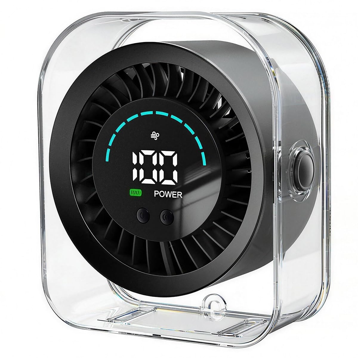 Zaardend small desk fan, compact 6.3-inch design for easy desk cooling on the go.