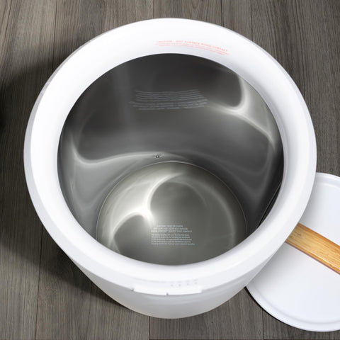 Zadro large towel warmer bucket built-in timer enables customized warmth