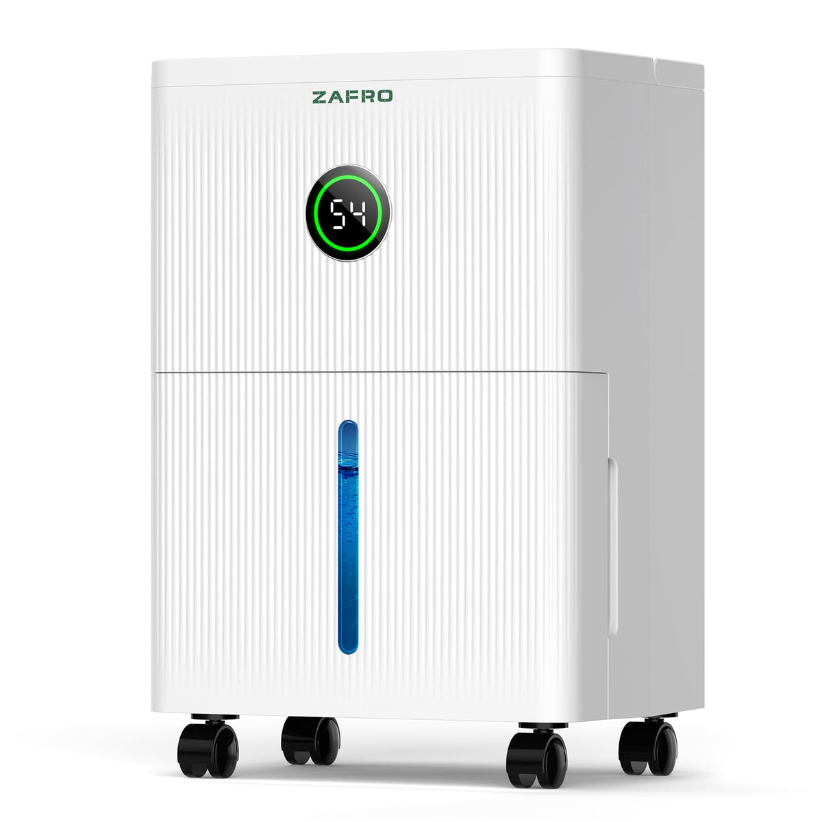 ZAFRO 1600sqft dehumidifier top display for quick status checks and settings