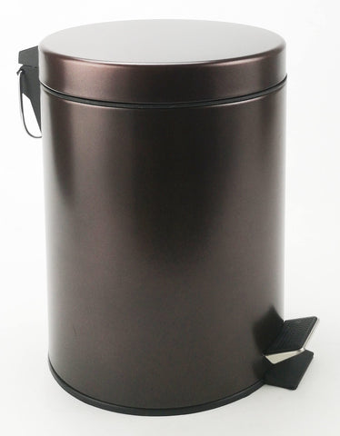 Zahari Home bronze finish trash can suited for kitchen, bathroom, and office.
