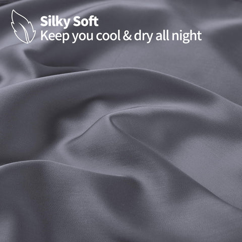 Zaizaihome 400-thread-count bamboo sheet silky support with cooling feel