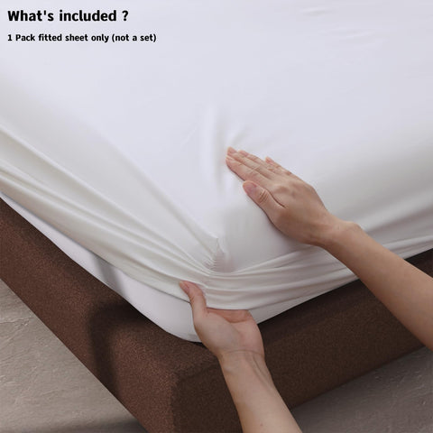 Zaizaihome deep-pocket design keeps sheets in place on tall mattresses.