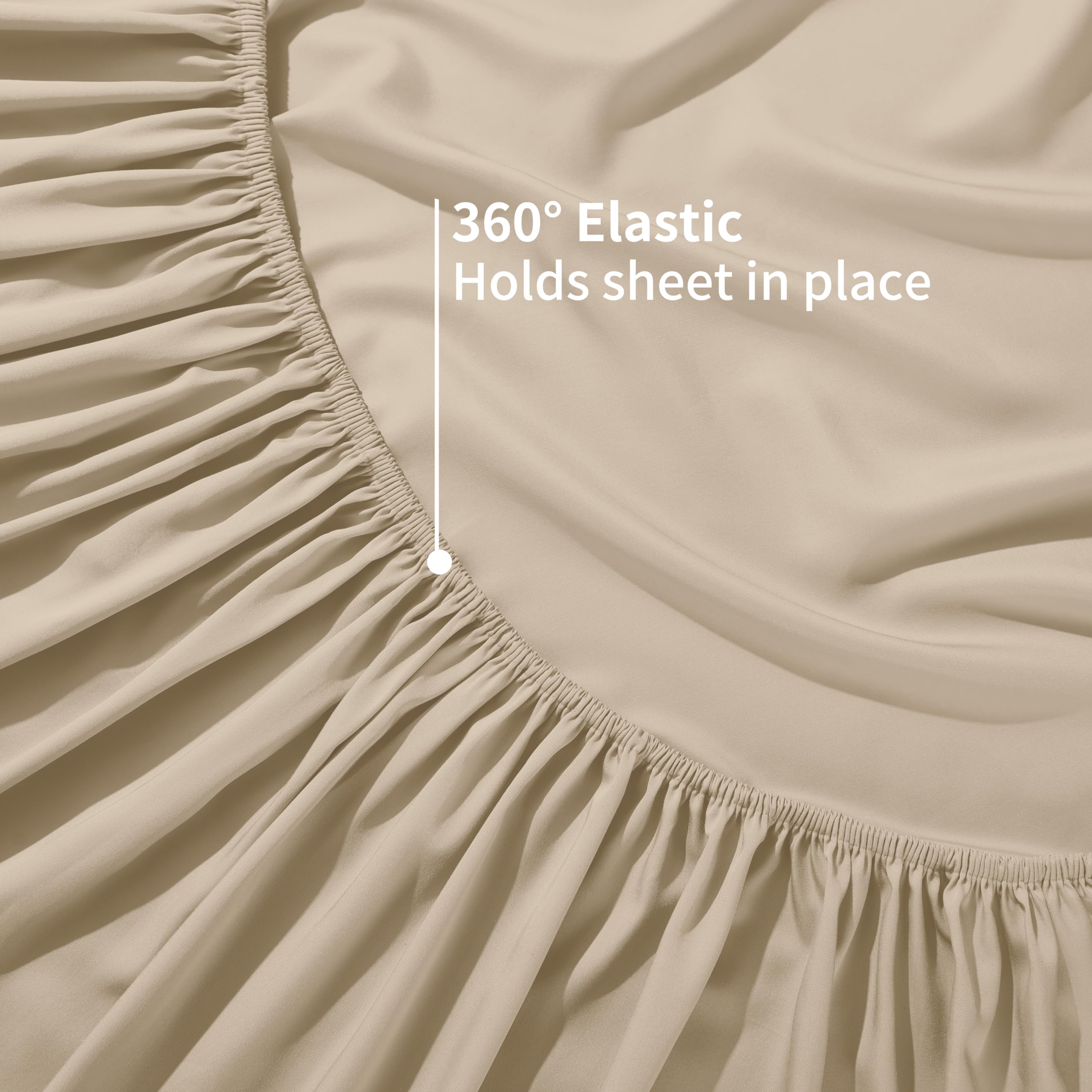 Zaizaihome elastic-edge design ensures a secure, non-slip fit.