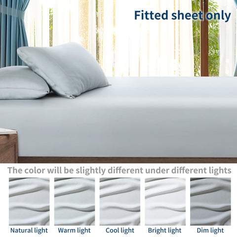 Zaizaihome fitted sheet hugs mattresses up to 16 inches deep
