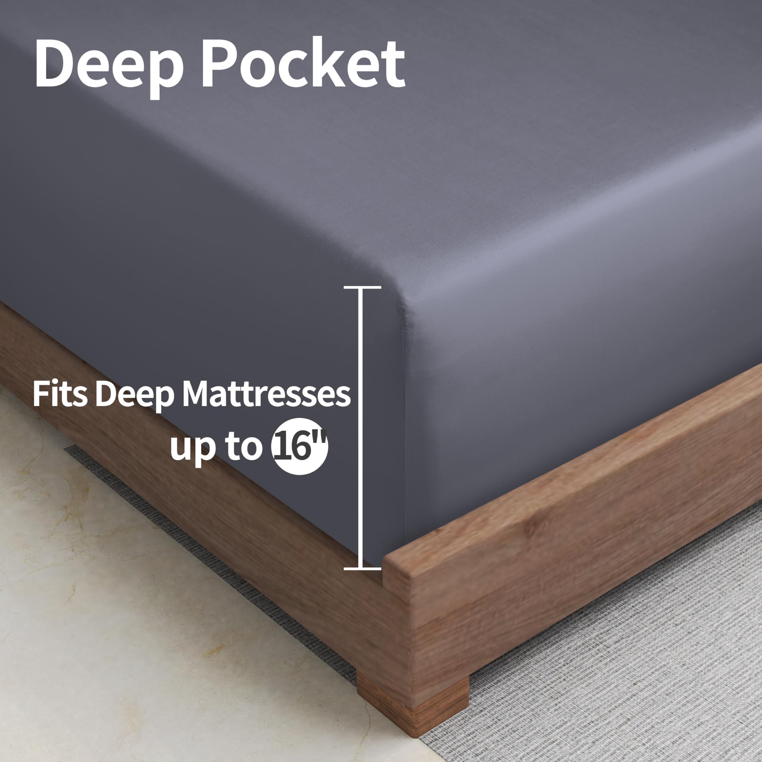 Zaizaihome secure elastic edge prevents sheet from slipping