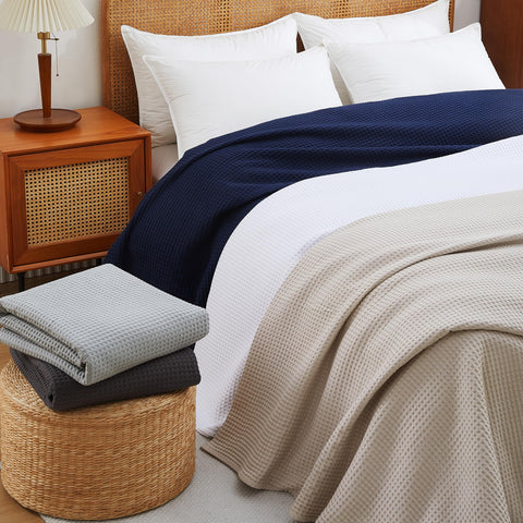 King size Zaizaihome throw displayed draped for generous coverage.