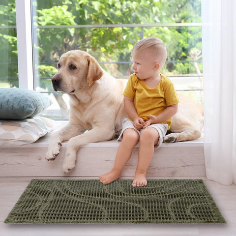 ZALL 24x36 inch rug suits standard bathrooms for comfort.