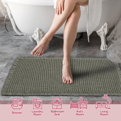 ZALL waffle texture close-up highlights durable yarns and dense pattern for lasting shape