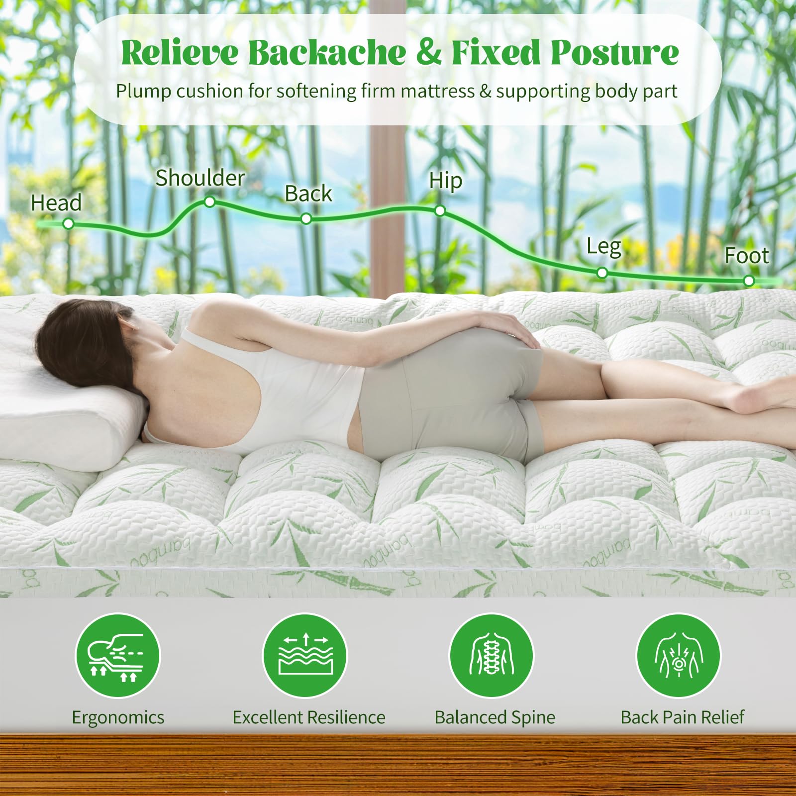 Zalmureta cooling bamboo fabric enhances airflow to keep you dry