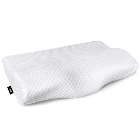 ZAMAT memory-foam pillow with cervical design supports neck alignment for restful sleep.