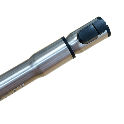 Graphic highlights 24.4 to 41 inches adjustable reach of ZANVACUE wand.