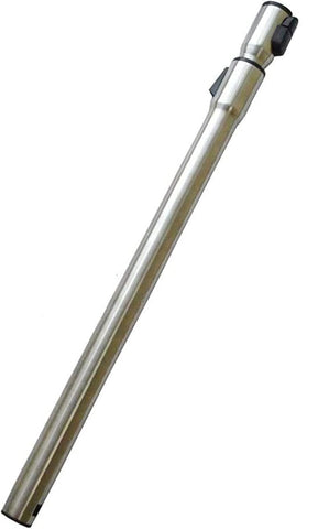 ZANVACUE stainless extension wand shown with Miele C1-C3, enhancing reach.