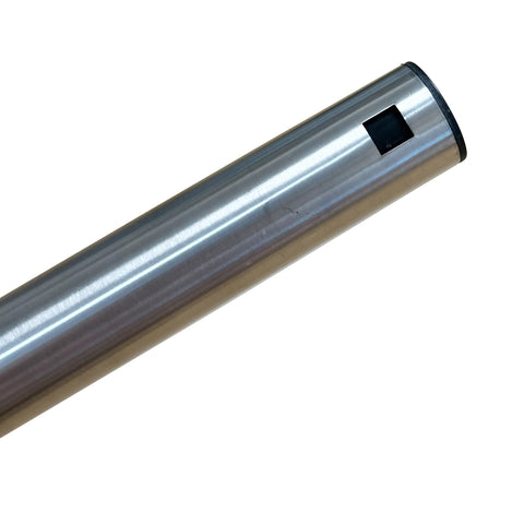 Satin-finish ZANVACUE stainless tube adds premium look and feel.