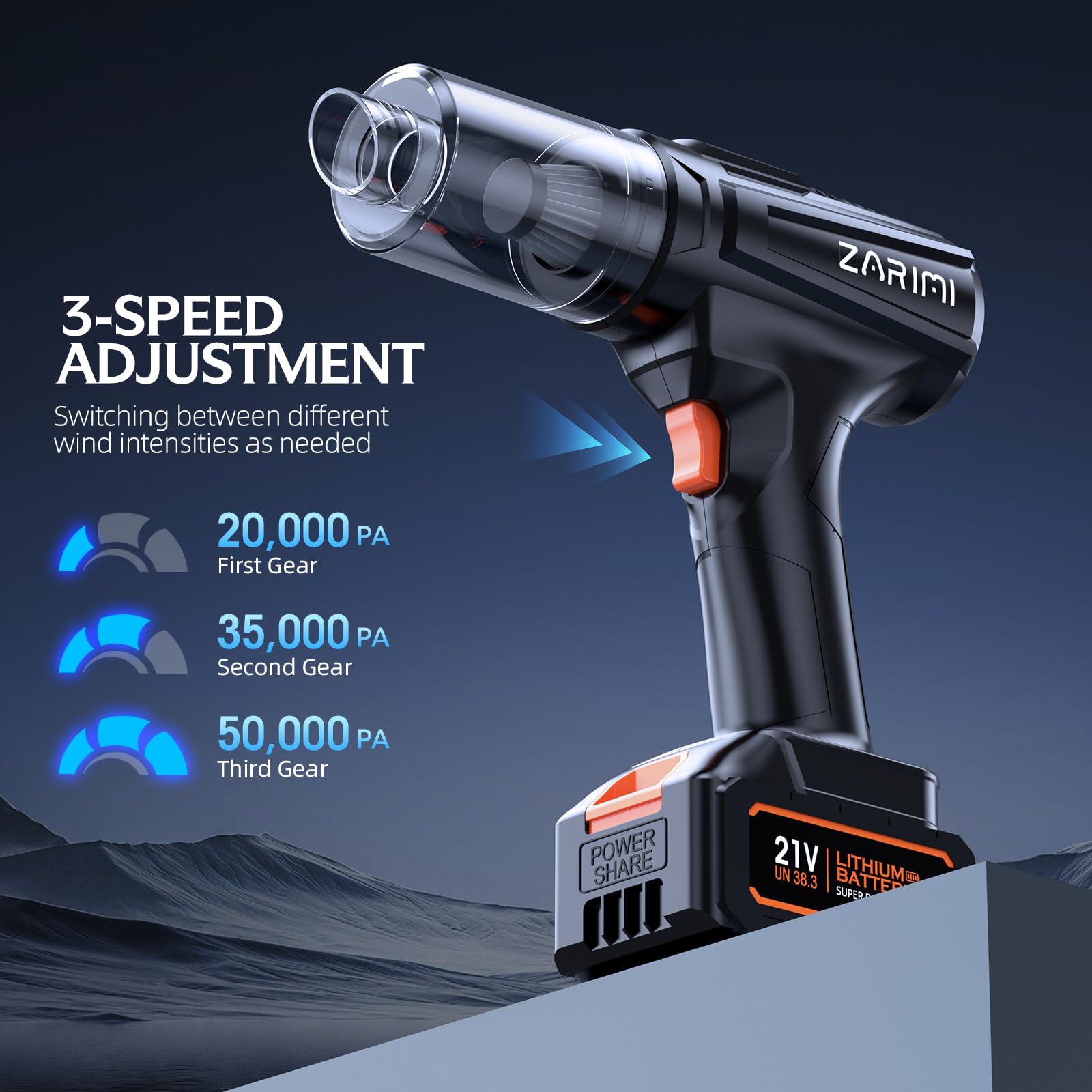 ZARIMI battery pack highlights dual batteries for extended runtime