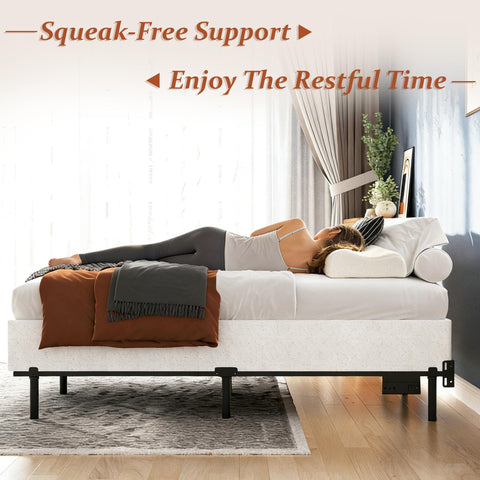 ZASHONT 79.6 by 59.5 by 9 inches fits standard queen frames.