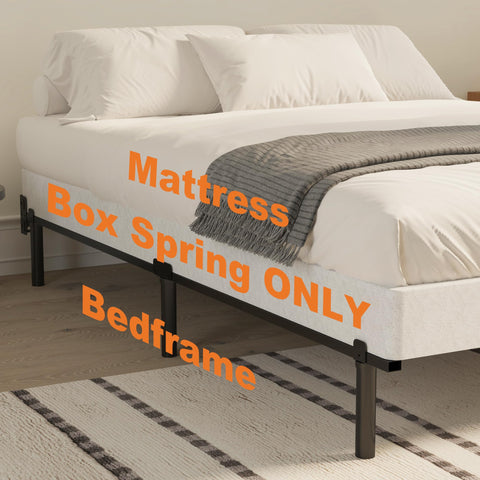 ZASHONT box spring non-slip design keeps mattress in place.
