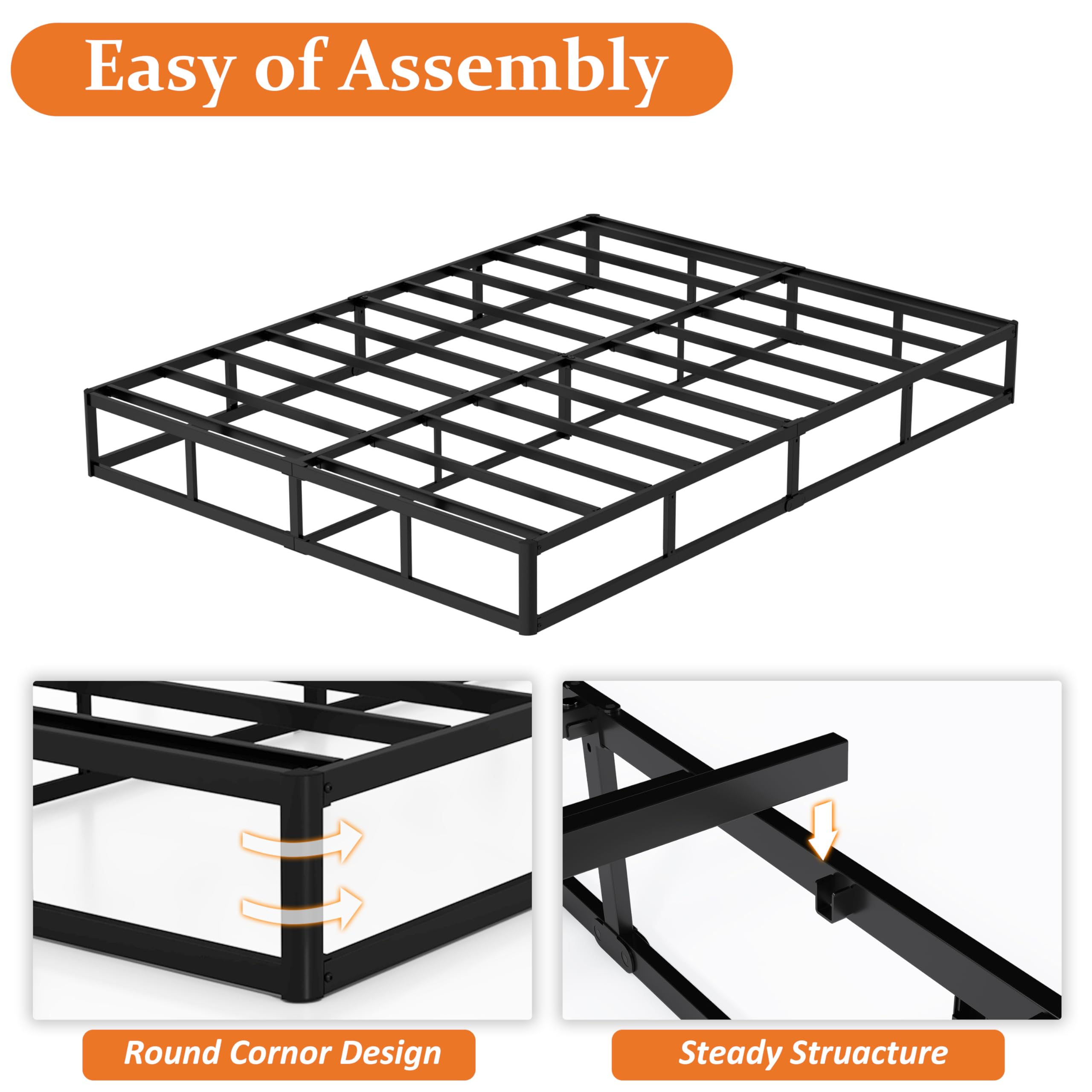 ZASHONT non-slip design helps prevent mattress shifting throughout the night.
