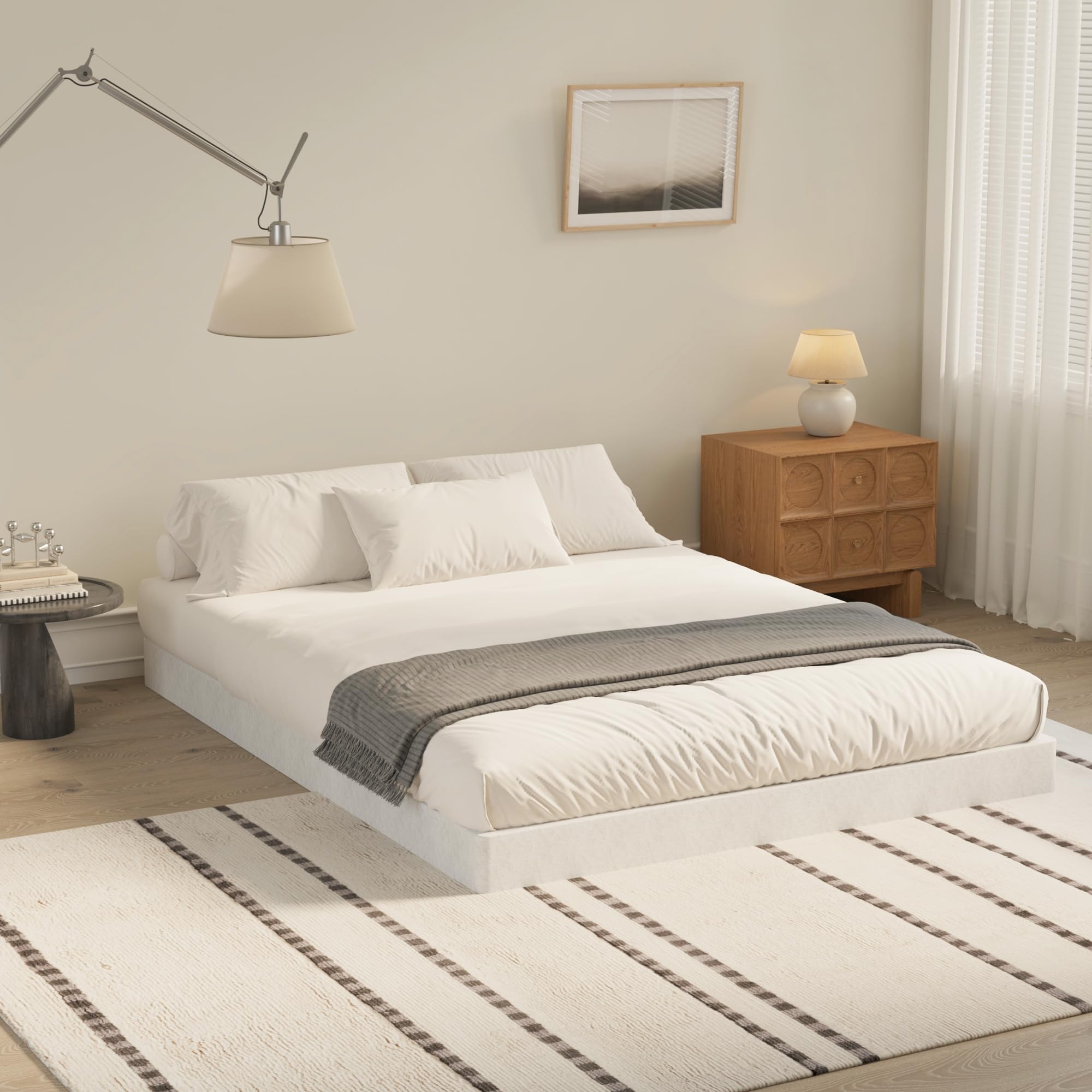 ZASHONT queen box spring assembly hardware shows quick setup with included tools.
