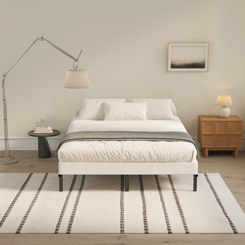 ZASHONT queen box spring low-profile cover protects mattress.