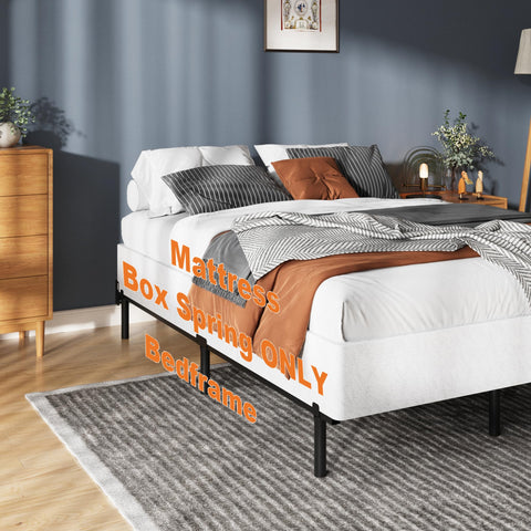 ZASHONT noise-free queen box spring minimizes squeaks for a calmer sleep.